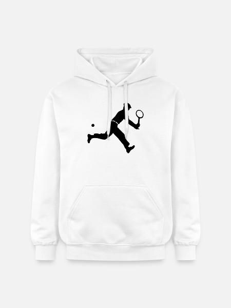 tennis retro - Sweat à capuche Softstyle® Gildan Unisexe - blanc