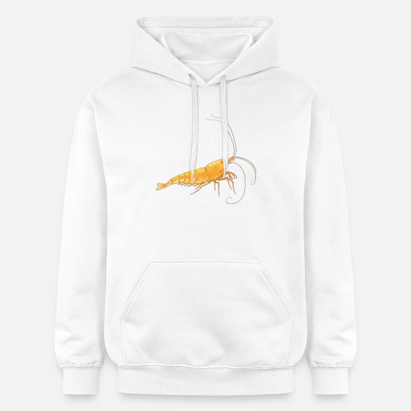 Orange Sakura - Sweat à capuche Softstyle® Gildan Unisexe - blanc
