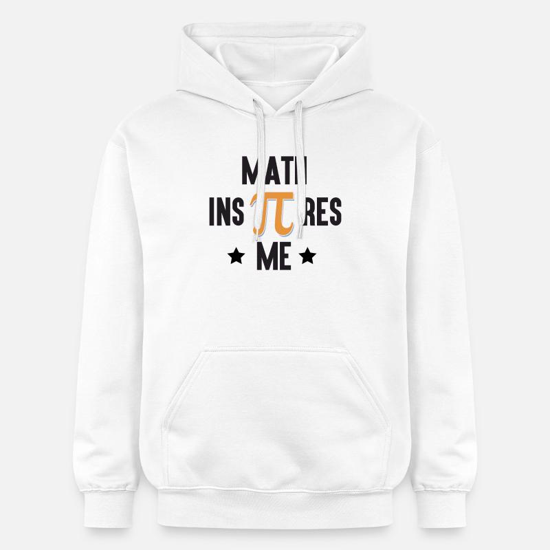 Pi Day - Les mathématiques m’inspirent - Sweat à capuche Softstyle® Gildan Unisexe - blanc