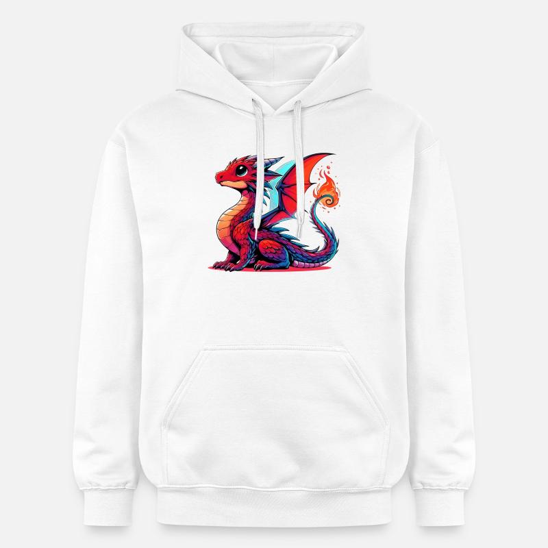Dragon - Sweat à capuche Softstyle® Gildan Unisexe - blanc