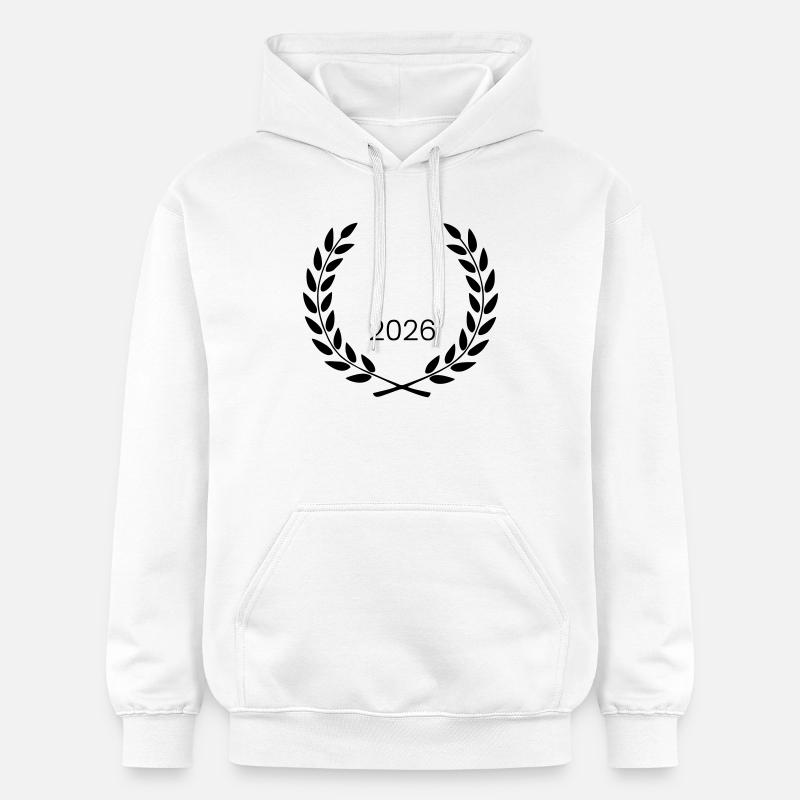 kranz_wappen_2026 - Sweat à capuche Softstyle® Gildan Unisexe - blanc