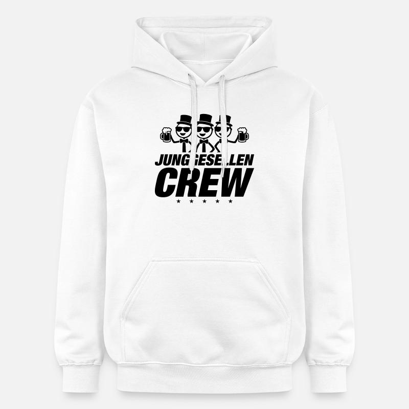 Équipage Bachelor - Sweat à capuche Softstyle® Gildan Unisexe - blanc