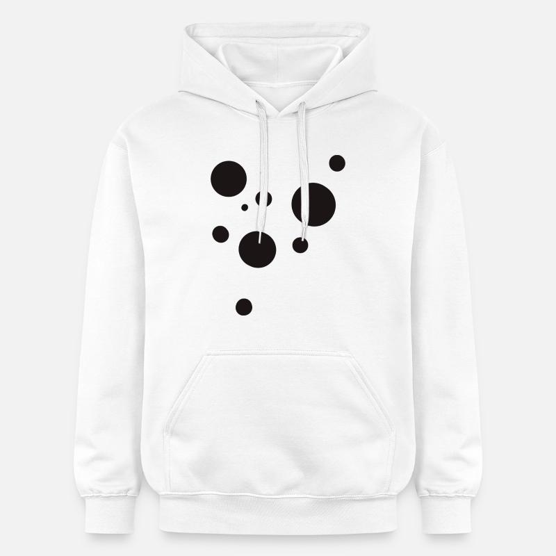Dots - Sweat à capuche Softstyle® Gildan Unisexe - blanc