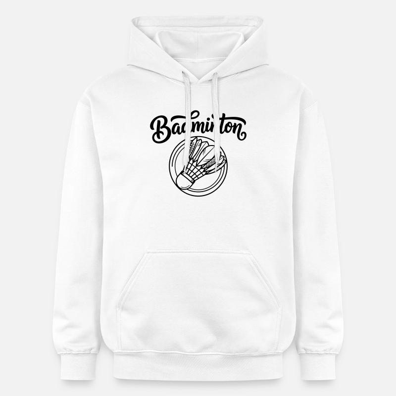 badminton - Sweat à capuche Softstyle® Gildan Unisexe - blanc