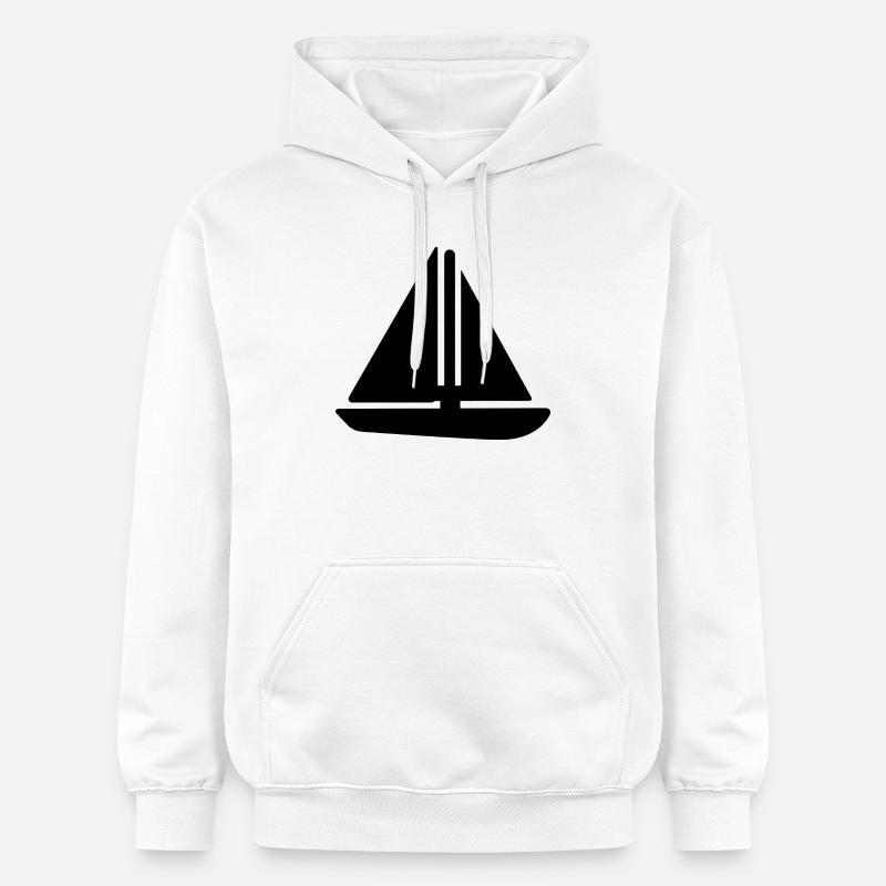 Voile - Sweat à capuche Softstyle® Gildan Unisexe - blanc