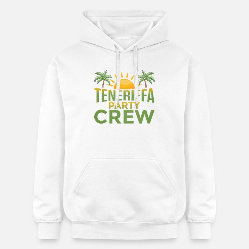 Tenerife Party Crew - Sweat à capuche Softstyle® Gildan Unisexe - blanc