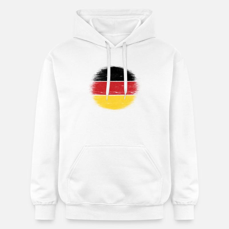 Drapeau de l’Allemagne - Sweat à capuche Softstyle® Gildan Unisexe - blanc