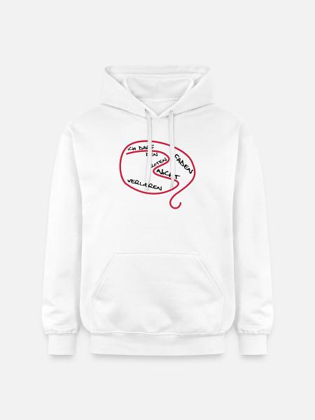 Der rote Faden... - Gildan Unisex Softstyle® Midweight Hoodie - Weiß