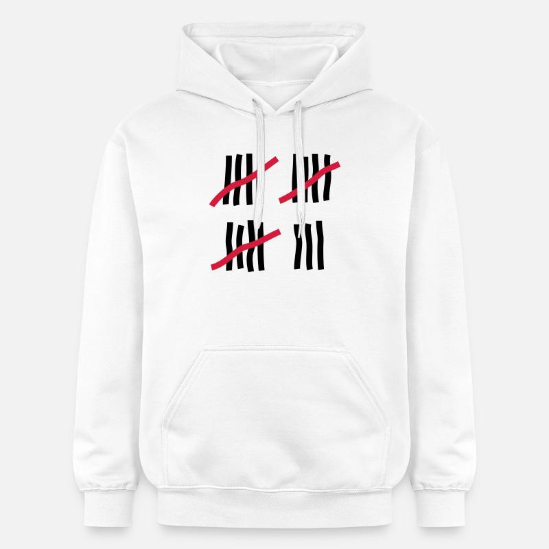 18 ans - anniversaire - Sweat à capuche Softstyle® Gildan Unisexe - blanc