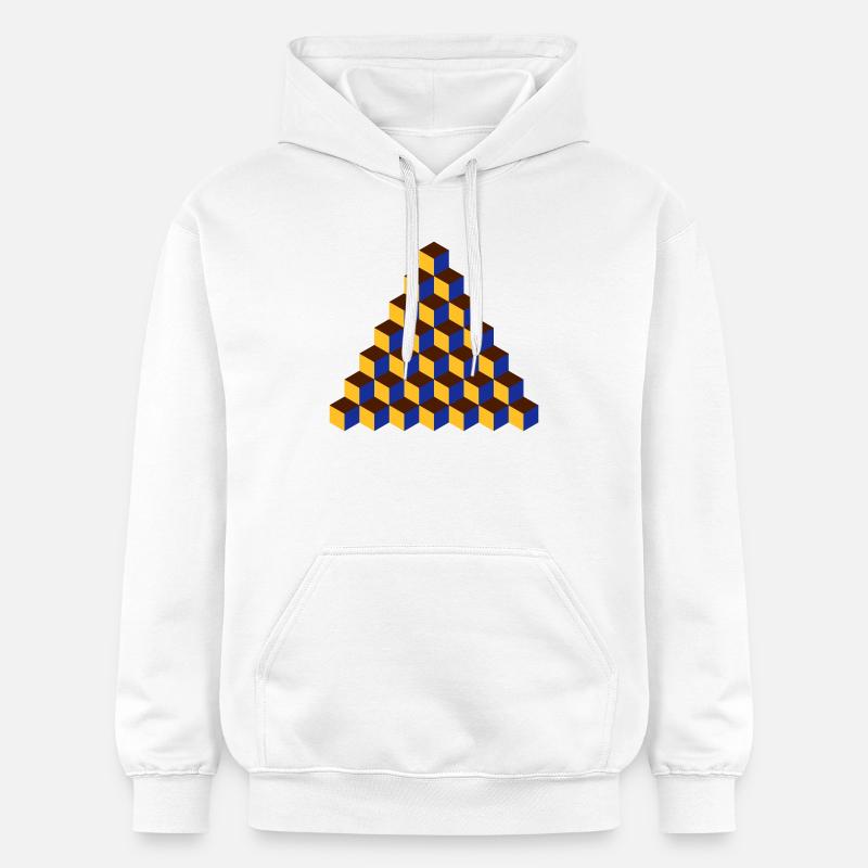Pattern (7) - Gildan Unisex Softstyle® Midweight Hoodie - white