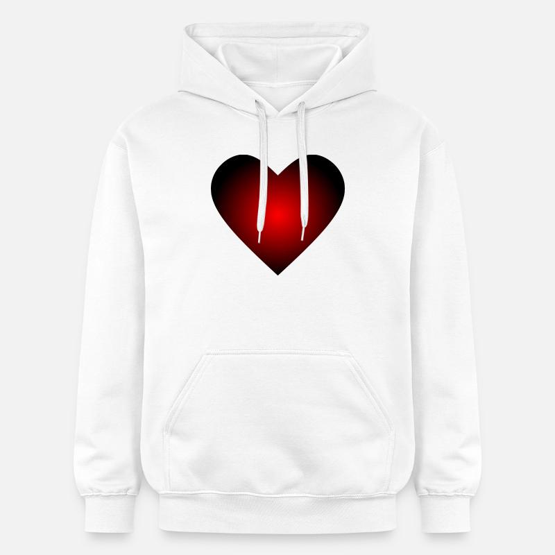 Cadeau Saint-Valentin Saint-Valentin - Sweat à capuche Softstyle® Gildan Unisexe - blanc