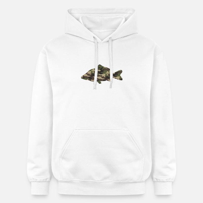Carpes Camouflage sweat à capuche - Sweat à capuche Softstyle® Gildan Unisexe - blanc