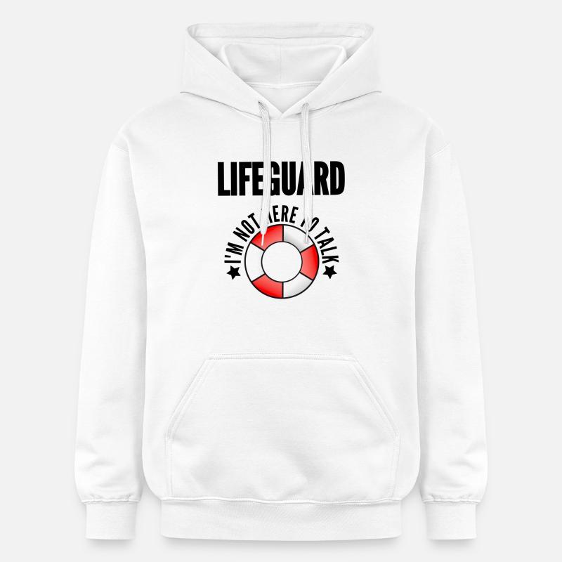 SAUVETEUR - Rettungsschwimmer - Sweat à capuche Softstyle® Gildan Unisexe - blanc