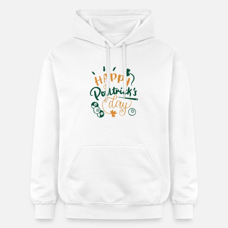 Billard St. Patrick - Sweat à capuche Softstyle® Gildan Unisexe - blanc