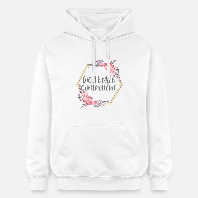 Controllerin Controlling Beruf Geschenk - Gildan Unisex Softstyle® Midweight Hoodie - Weiß