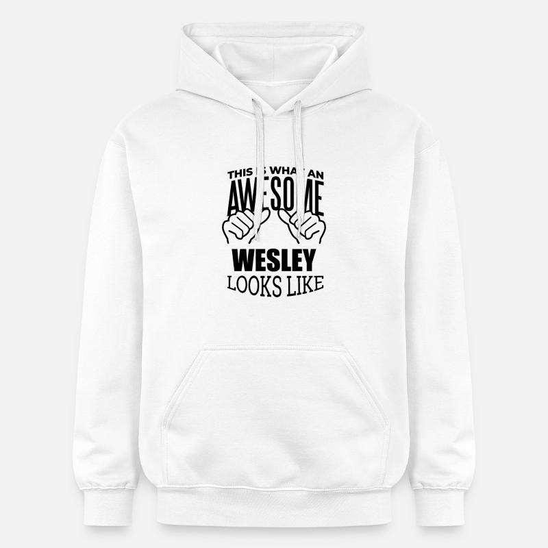 Wesley - Sweat à capuche Softstyle® Gildan Unisexe - blanc