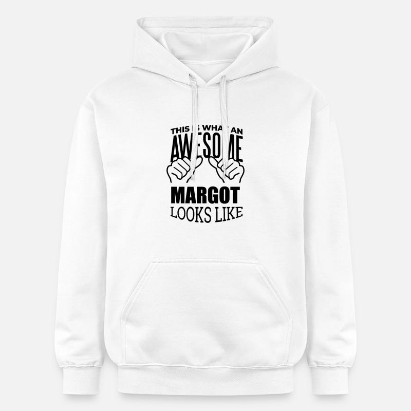 Margot - Sweat à capuche Softstyle® Gildan Unisexe - blanc
