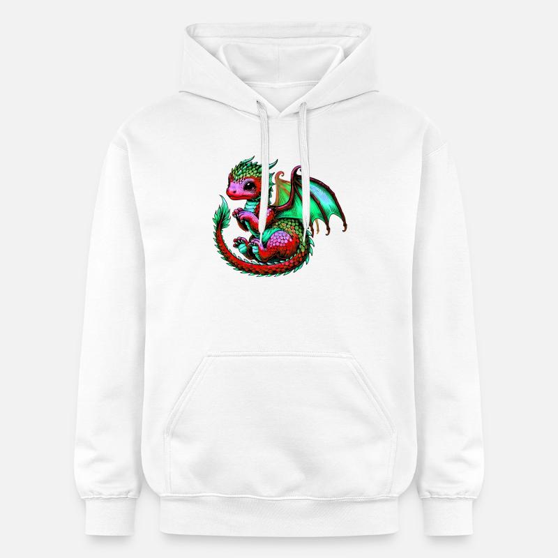 Dragon - Sweat à capuche Softstyle® Gildan Unisexe - blanc