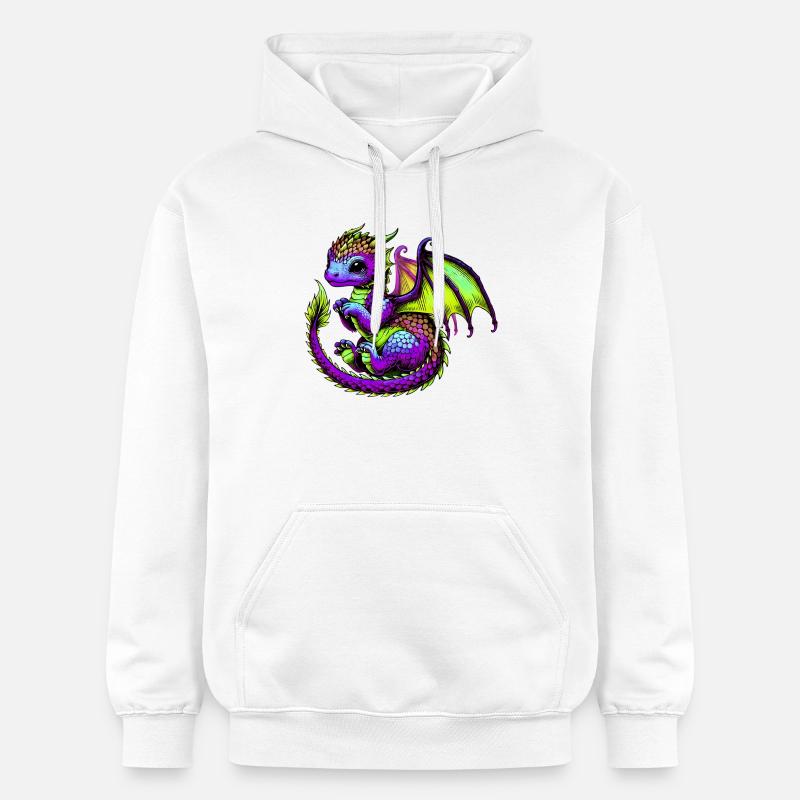 Dragon - Sweat à capuche Softstyle® Gildan Unisexe - blanc