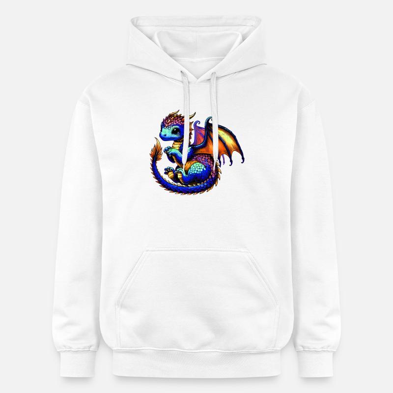 Dragon - Sweat à capuche Softstyle® Gildan Unisexe - blanc