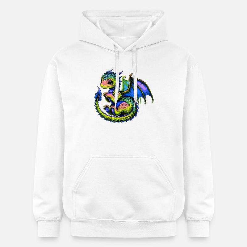 Dragon - Sweat à capuche Softstyle® Gildan Unisexe - blanc