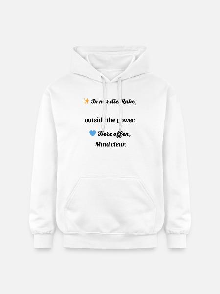 Outside the power - Gildan Unisex Softstyle® Midweight Hoodie - white