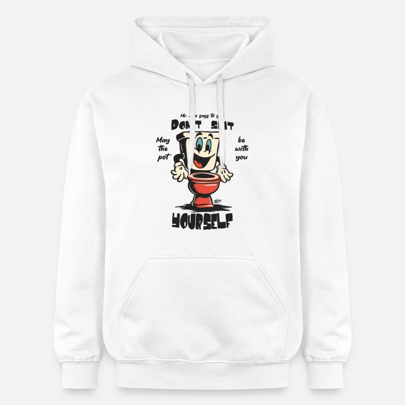 M. Loo - Sweat à capuche Softstyle® Gildan Unisexe - blanc
