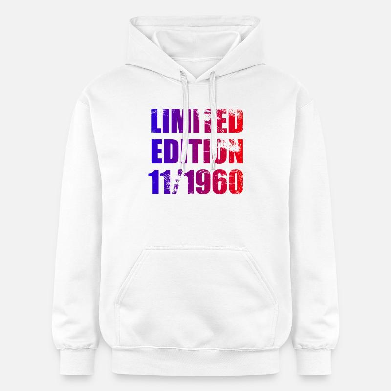 65e anniversaire Edition limitée 11/1960 - Sweat à capuche Softstyle® Gildan Unisexe - blanc