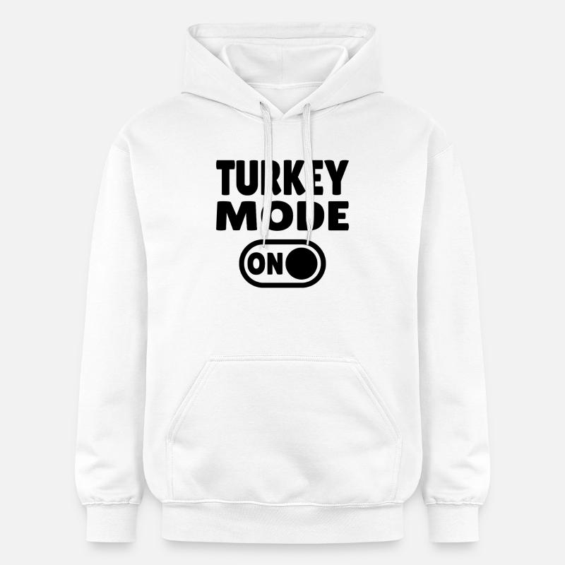 Mode dinde activé - Sweat à capuche Softstyle® Gildan Unisexe - blanc