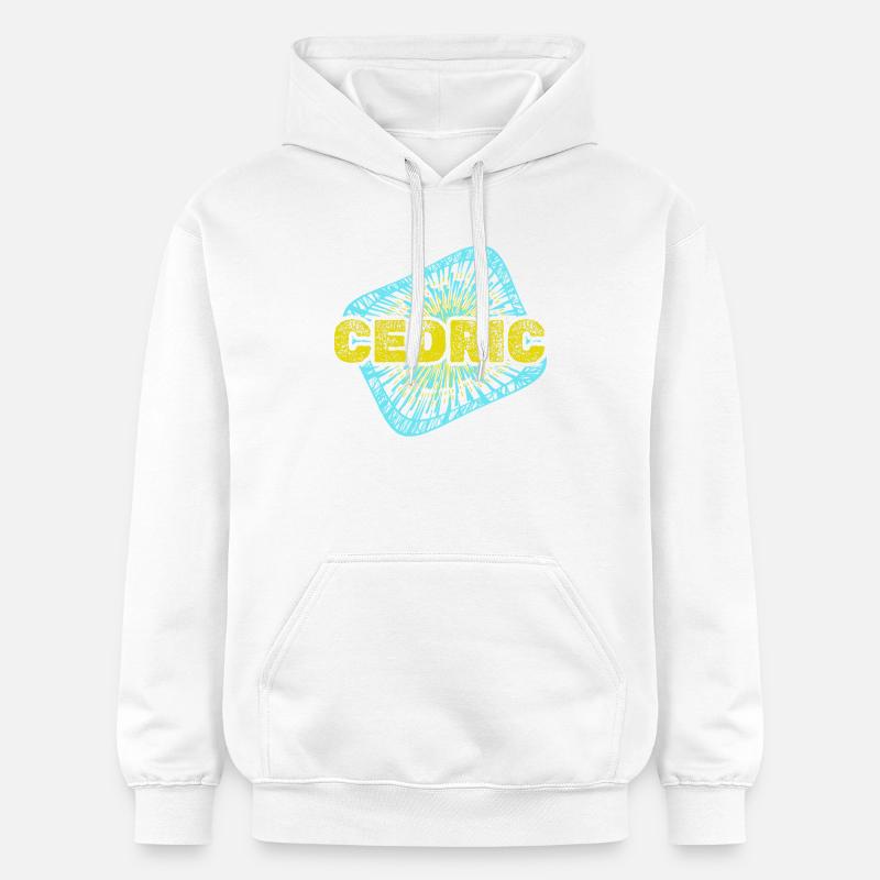 Cedric comme temps libre - Sweat à capuche Softstyle® Gildan Unisexe - blanc
