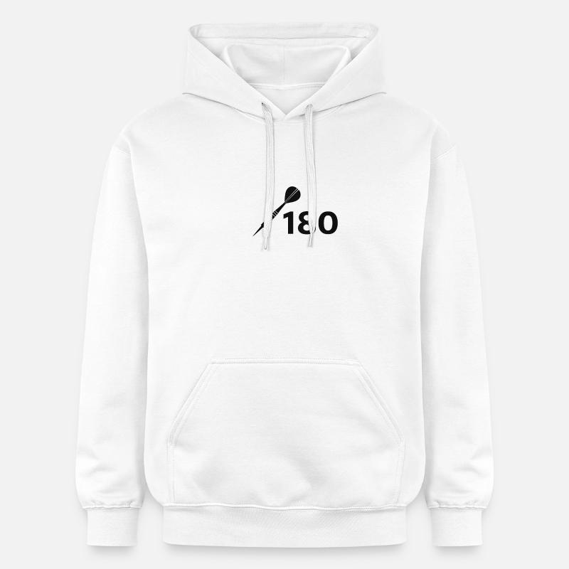 180 fléchettes - Sweat à capuche Softstyle® Gildan Unisexe - blanc