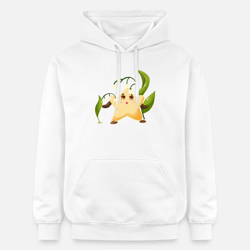 Twinki l'étoile découvre le joli muguet  - Sweat à capuche Softstyle® Gildan Unisexe - blanc