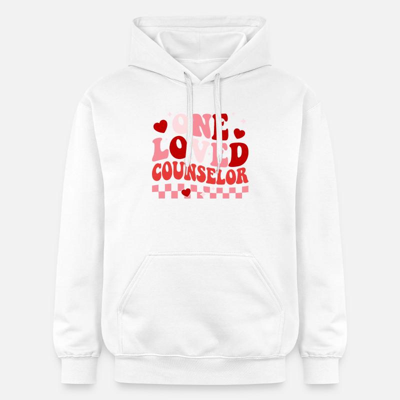 Un conseiller aimé - Sweat à capuche Softstyle® Gildan Unisexe - blanc