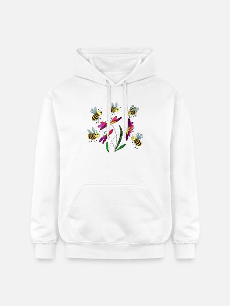 Insects - Gildan Unisex Softstyle® Midweight Hoodie - white