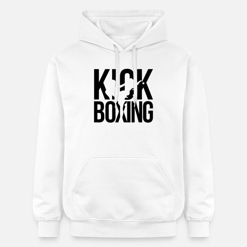 kick boxing kickboxen - Gildan Unisex Softstyle® Midweight Hoodie - Weiß