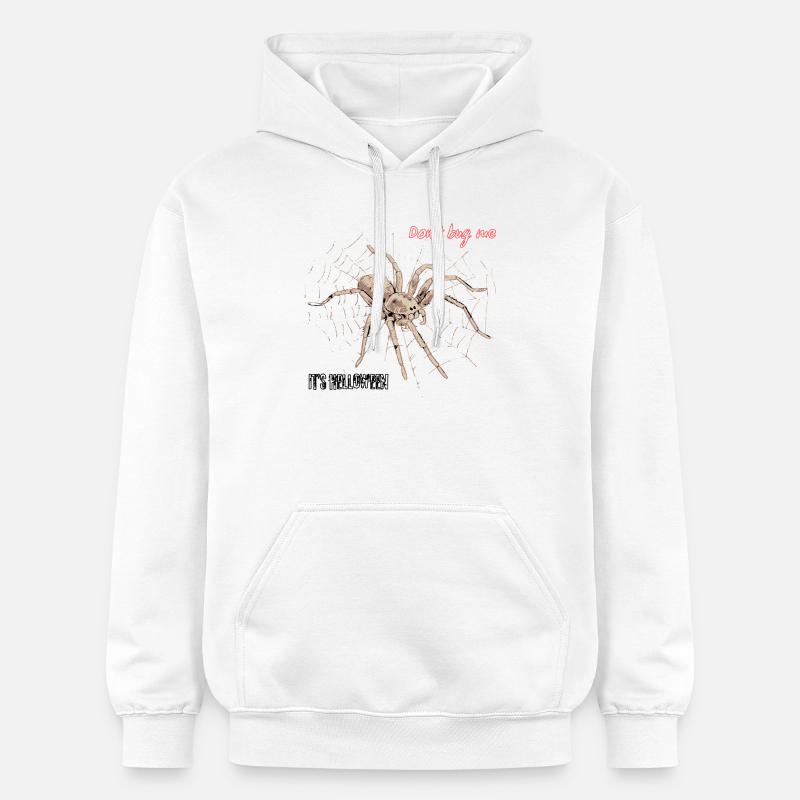 Ne m’embêtez pas, c’est Helloween - Sweat à capuche Softstyle® Gildan Unisexe - blanc