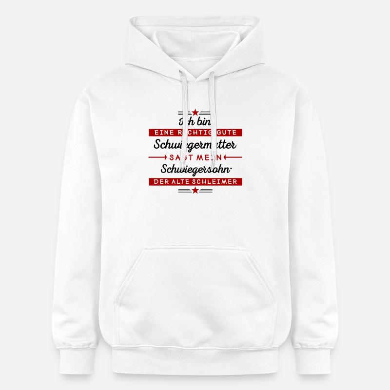 Je suis une bonne belle-mère - Sweat à capuche Softstyle® Gildan Unisexe - blanc