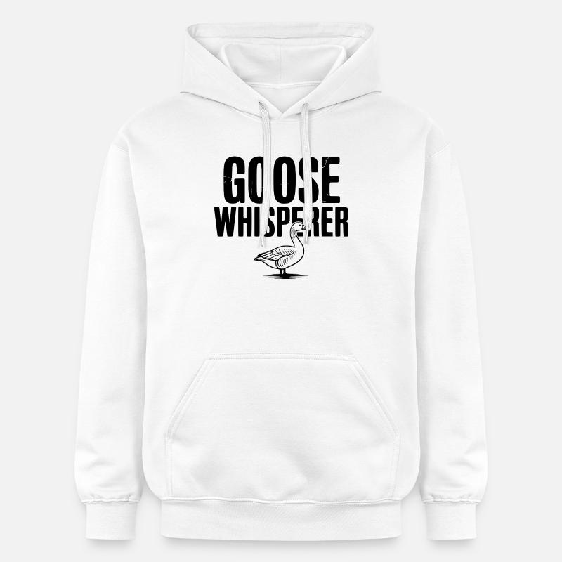 Gänseflüsterer - Gildan Unisex Softstyle® Midweight Hoodie - Weiß