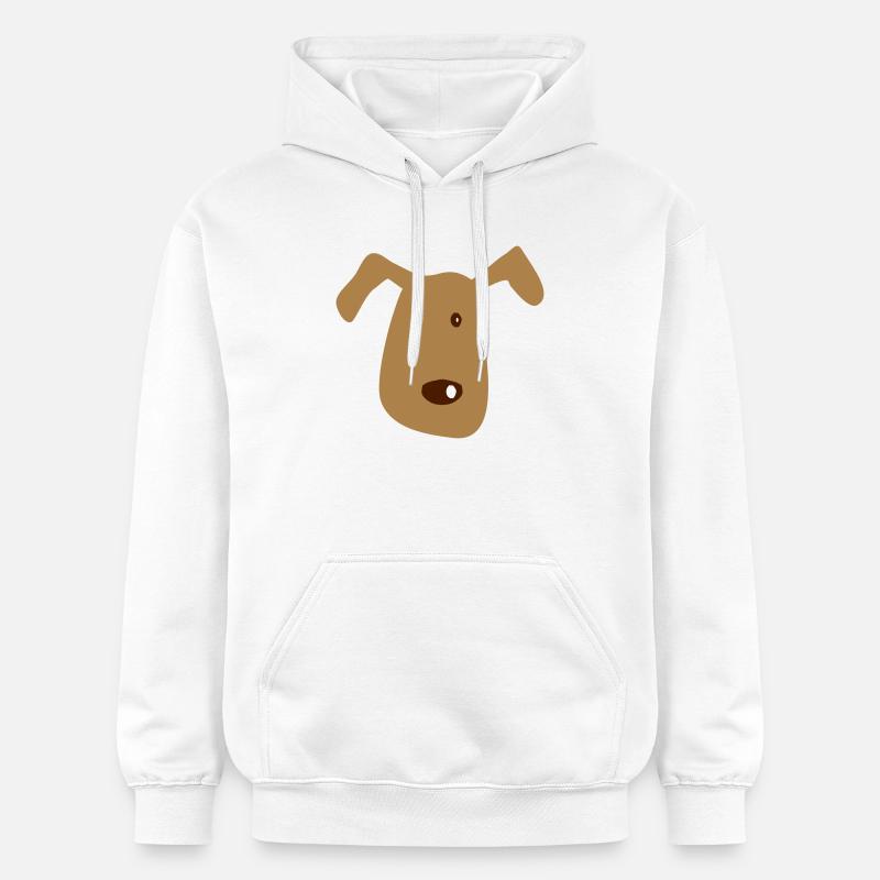 chien - Sweat à capuche Softstyle® Gildan Unisexe - blanc