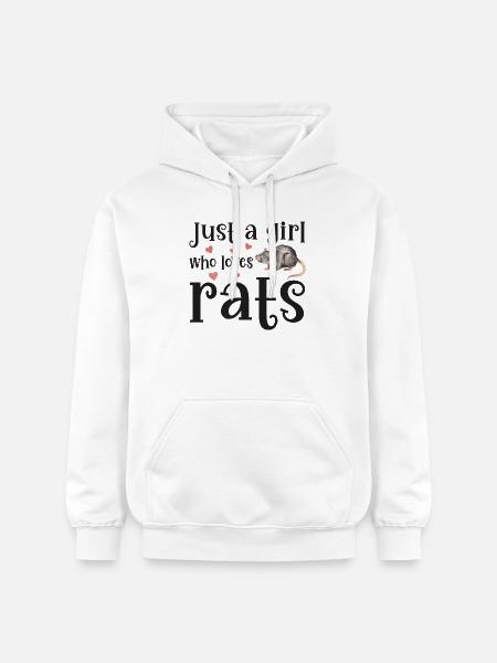 Rat Rats - Sweat à capuche Softstyle® Gildan Unisexe - blanc