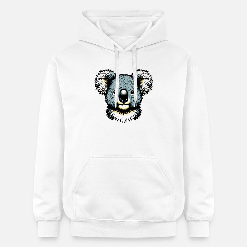 Koala - Sweat à capuche Softstyle® Gildan Unisexe - blanc