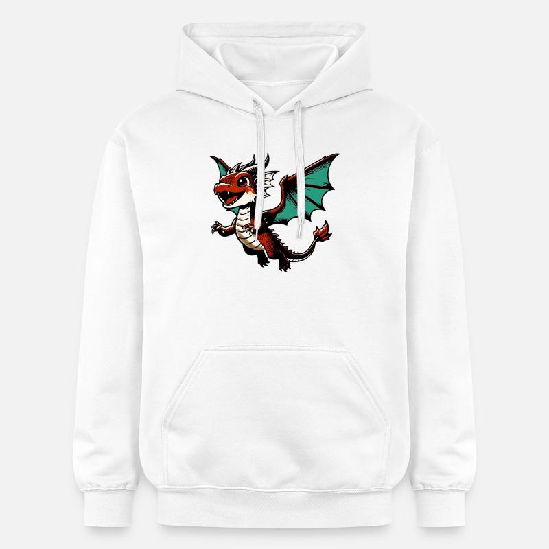 Dragon - Sweat à capuche Softstyle® Gildan Unisexe - blanc