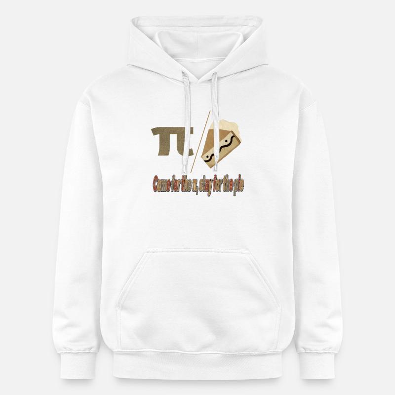 Pi Pie Pun Tee - Sweat à capuche Softstyle® Gildan Unisexe - blanc