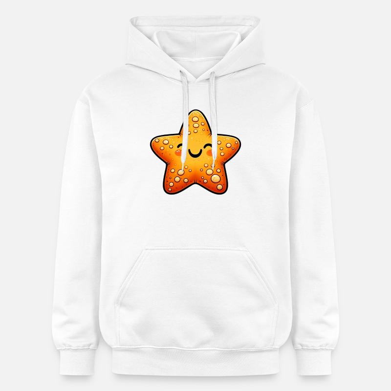 Étoile de mer - Sweat à capuche Softstyle® Gildan Unisexe - blanc