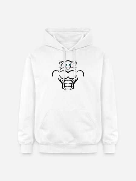 Alpha Aries Deluxe - Gildan Unisex Softstyle® Midweight Hoodie - Weiß