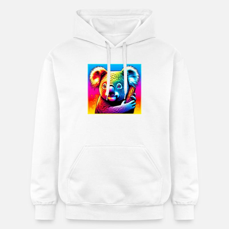 Koala - Sweat à capuche Softstyle® Gildan Unisexe - blanc