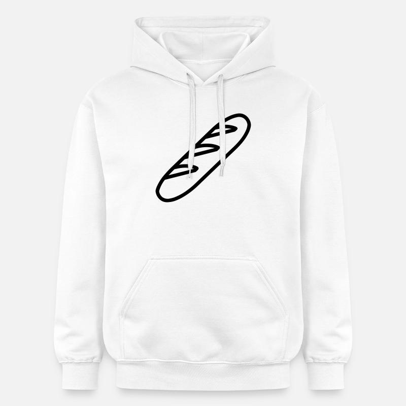 baguette_ - Sweat à capuche Softstyle® Gildan Unisexe - blanc