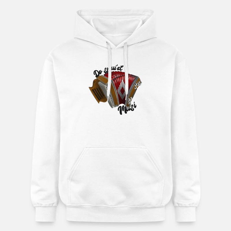 Faites du musi spui’d // sombre | ZiachON ! - Sweat à capuche Softstyle® Gildan Unisexe - blanc