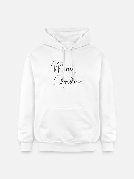 Merry Christmas - Gildan Unisex Softstyle® Midweight Hoodie - white