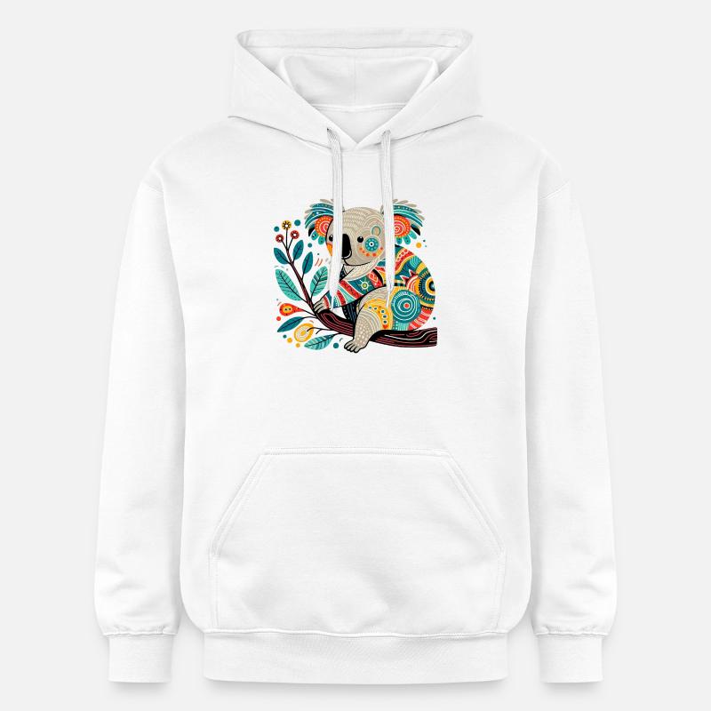 Koala - Sweat à capuche Softstyle® Gildan Unisexe - blanc